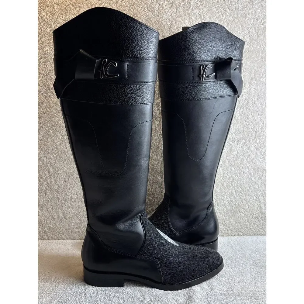Cuadra Women Stingray Equestrian Fashion Boots Size US 7 Mex. 24 11135